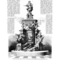 "Katafalk wzniesiony w Rzymie w kościele św. Klemensa, na obchód żałobny po...