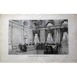 Kongres berliński 1878 / "Posiedzenie kongresu w pałacu Radziwiłłowskim w...