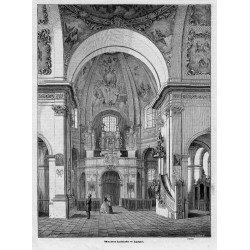 "Wnętrze Kościoła w Lędzie. (1097)"