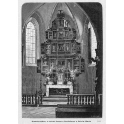"Ołtarz tryptykowy w kościele farnym w Greifenbergu, w Dolnym Szlązku. (1015)"