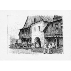 "Häuser in Jablunkau."