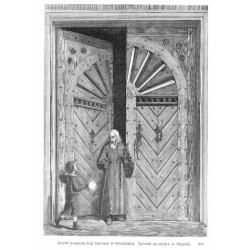 "Drzwi kościoła Ś-éj Salomei w Grodzisku. Rysował na miejscu A. Głębocki. (248)"