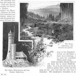 "Der Kaiser Wilhelmturm auf dem Großen Schneeberg."