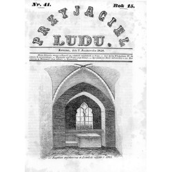 "Kaplica najstarsza w Lendzie, zdjęta r. 1845."