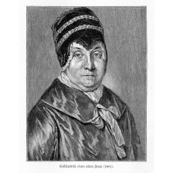 Typ ormiański z Kut / "Costümbild einer alten Frau (1801). nach einem Besitze...
