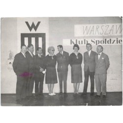 Wizyta S. Walasiewicz w Klubie Spółdzielczym "Warszawianka" w Warszawie