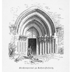 "Kirchenportal zu HohenPoseritz."