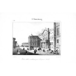 "Nº. 46. St. Pétersbourg. Palais habité actuellement par l'Empereur Nicolas."