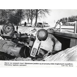 "[...] Oblodzone jezdnie są przyczyną wielu tragicznych wypadków [...] CAF -...