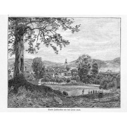 "Stadt Jablunkau um das Jahr 1840."