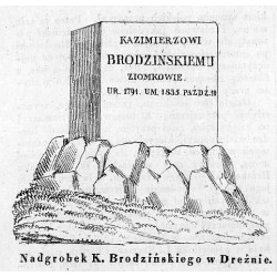 "Nagrobek K. Brodzińskiego w Dreźnie."
