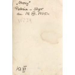 ""Obozy". Polesie - Styr dn. 14.VII.1935. Kl. VI."