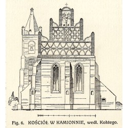 Kościół w Kamionnej / "Fig. 6. KOŚCIÓŁ W KAMIONNIE, wedł. Kohtego."