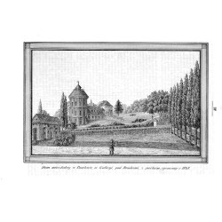 "Dom mieszkalny w Ponikwie, w Galicyi, pod Brodami, z parkiem, rysowany r. 1848"