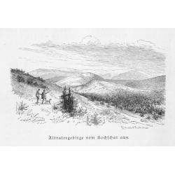 "Altvatergebirge vom Hochschar aus." / Jesioniki