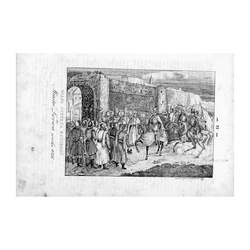 Wjazd Stefana Batorego do Lwowa w 1576 / "WJAZD STEFANA BATOREGO do Miasta Lwowa wroku 1576."