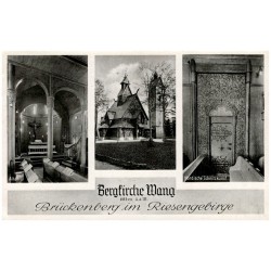 Bergkirche Wang 885 ü. d. M. Brückenberg i. Riesengebirge / Rewers: Die...