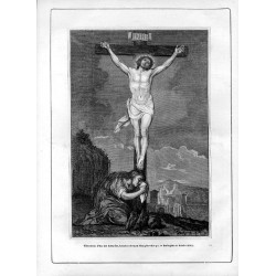 "Chrystus Pan na krzyżu, kopia obrazu Brygierskiego, w kolegiacie kieleckiéj....