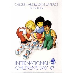 Children Are Building Up Peace Together International Children's Day '87