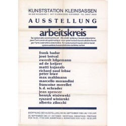 "AUSTELLUNG arbeitskreis for systematic constructive art dla sztuki systemu i...