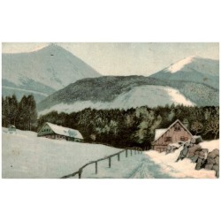 8482 Wolfshau mit Schneekoppe. Nach farbigen Radierungen aus dem...