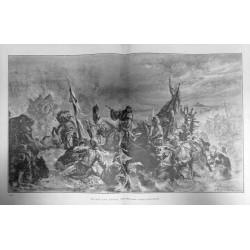 "Bitwa pod Orszą. Podług obrazu Krzesza, z wystawy obrazów Krywulta. (6954)"