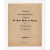 Druki okolicznościowe w języku niemieckim wydane na jubileusz Eduard Wentzel / Głogów (Glogau) 5.11.1864