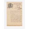 Pismo Gustava Adelberta Seylera, tajnego radcy kancelaryjnego działacza Verein Herold zu Berlin w sprawie polskich herbów, m.in.