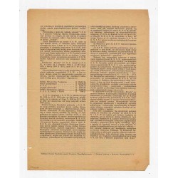 Komunikat Sekretariatu Komisji Skonfederowanych Stronnictw Niepodległościowych / Kraków 1914