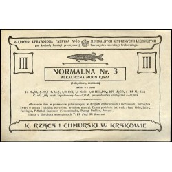 Kraków / Fabryka Wód Mineralnych i Leczniczych K. Rząca i Chmurski