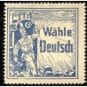 Niemiecki znaczek propagandowy z okresu plebiscytu na Górnym Śląsku / Górny Śląsk 1920-1921