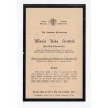 Druk z informacją o śmierci zakonnicy (elżbietanki) Maria Beda Krettek / Nysa (Neisse) 9.10.1894