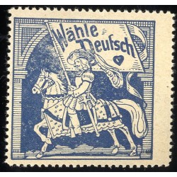 Niemiecki znaczek propagandowy z okresu plebiscytu na Górnym Śląsku / Górny Śląsk 1920-1921