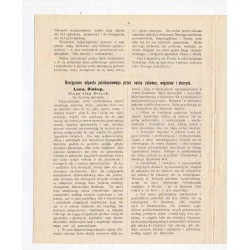 Okólnik biskupa wrocławskiego Jerzego (Georga) Koppa z tekstami 2 rozporządzeń papieża Leona III z 30.09.1899 i 24.10.1899 oraz