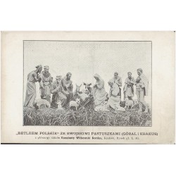 "Betleem Polskie" ze swojskimi pastuszkami (Góral i Krakus) z głównego składu Konstanty Witkowski Kordas, Kraków, Rynek gł. L. 4