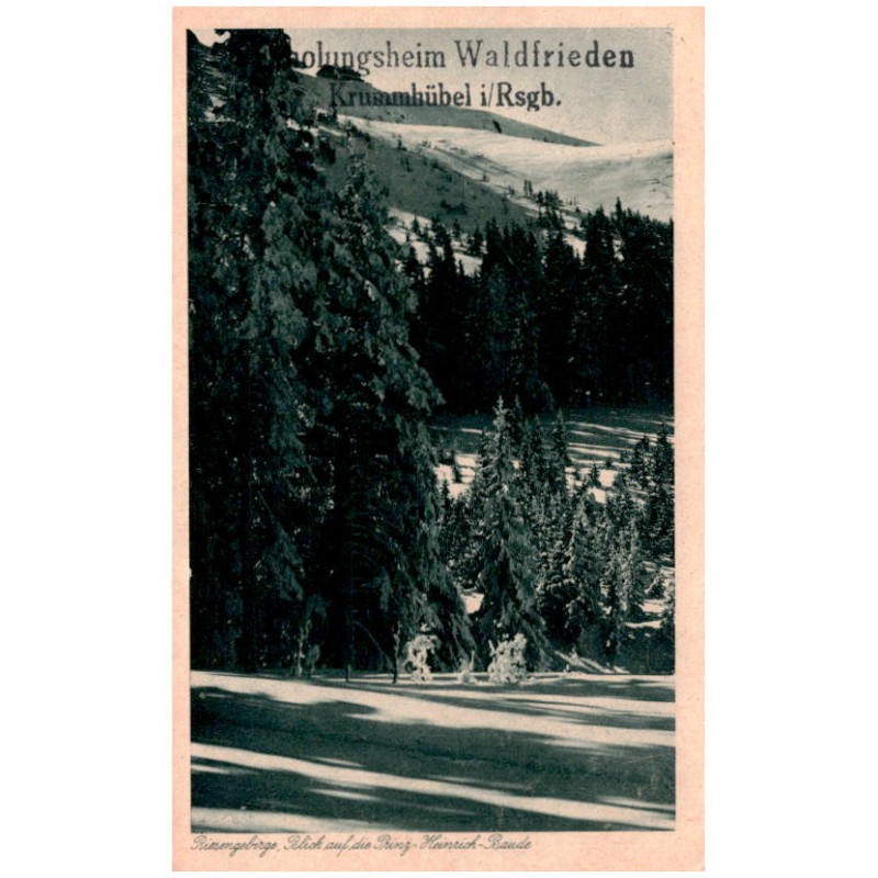 Riesengebirge, Blick auf die Prinz-Heinrich-Baude