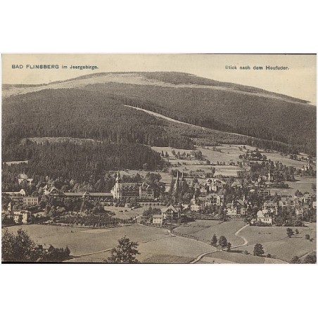Bad Flinsberg im Isergebirge. Blick nach dem Heufuder