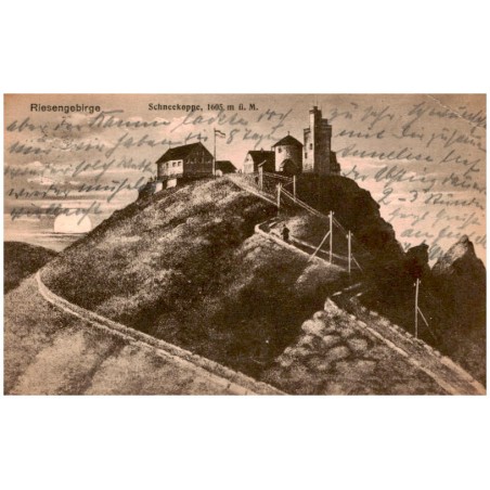Riesengebirge. Schneekoppe, 1605 m ü. M.