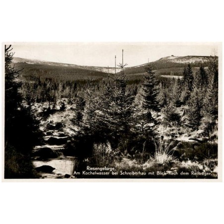 Riesengebirge. Am Kochelwasser bei Schreiberhau mit Blick nach dem Reifträger.