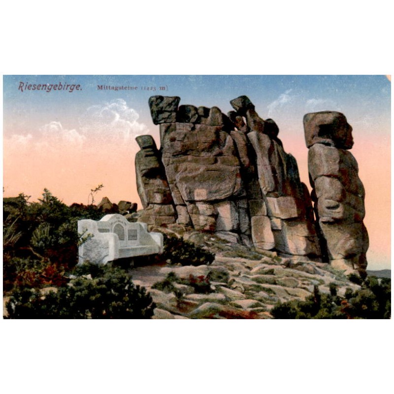 Riesengebirge. Mittagsteine (1423 m)