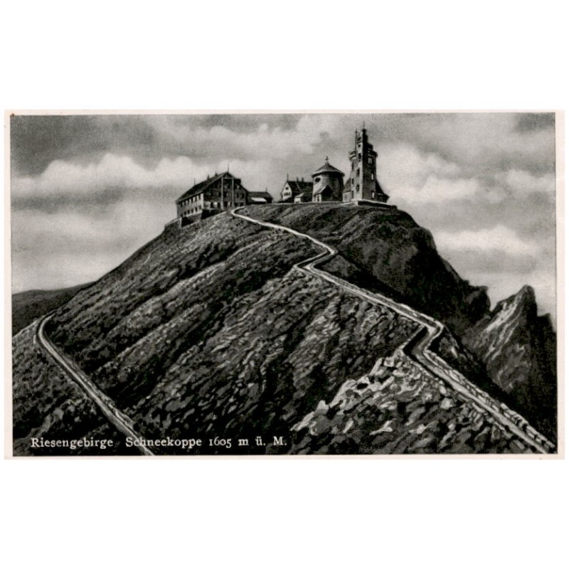 Riesengebirge. Schneekoppe 1605 m ü. M.