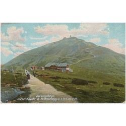 Riesengebirge. Riesenbaude & Schneekoppe 1394 m. ü. M