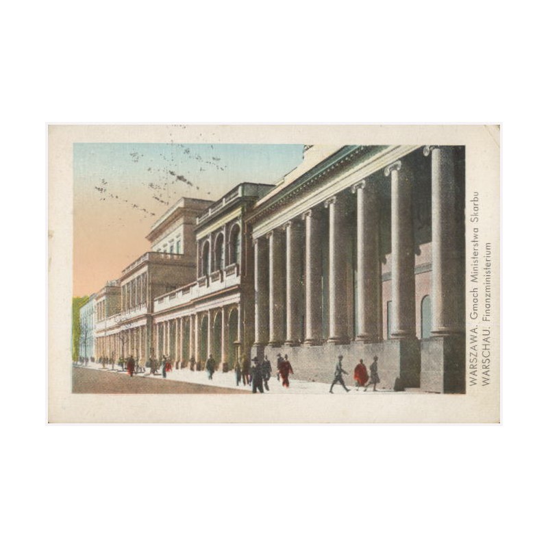 Warszawa. Gmach Ministerstwa Skarbu. Warschau. Finanzministerium