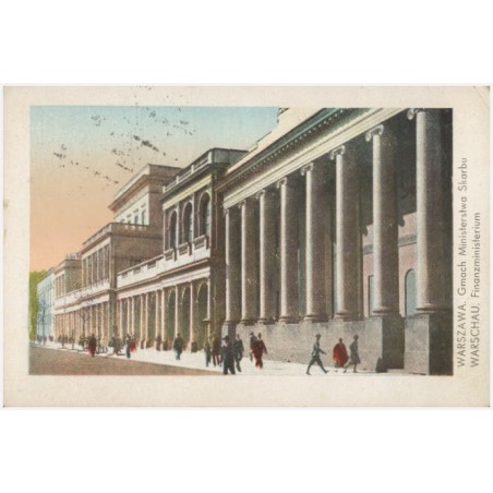Warszawa. Gmach Ministerstwa Skarbu. Warschau. Finanzministerium