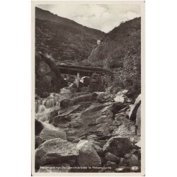 Riesengebirge. Die Lomnitzbrücke im Melzergrunde