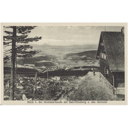 Blick v. der Heufuderbaude auf Bad-Flinsberg u. das Queistal