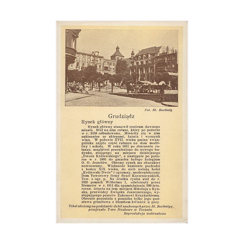 Grudziądz. Rynek główny [...]