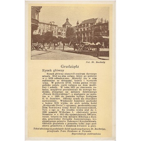 Grudziądz. Rynek główny [...]