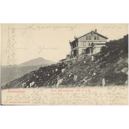 Riesengebirge. Prinz Heinrichbaude, 1420 m.ü.M.