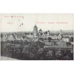 Posen. Die neue Kaiserplatz. Akademie. Residenzschloß. Landschaft. Oberpostdirektion